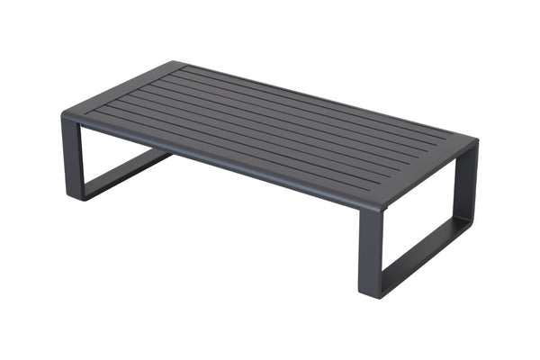 English Elm Luxury Six Piece Outdoor Sectional Set Powder Coated Aluminum with All Weather Cushions B120S00293
