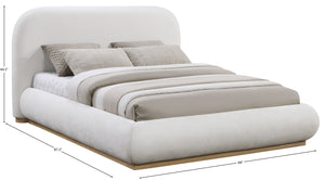 Vaughn Cream Full Bed B1211Cream-F Meridian Furniture
