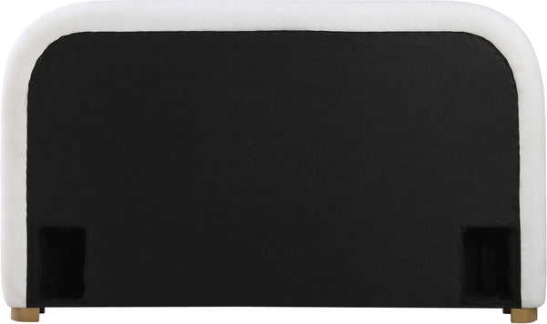 Vaughn Cream King Bed B1211Cream-K Meridian Furniture