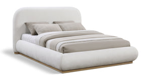 Vaughn Cream Queen Bed B1211Cream-Q Meridian Furniture