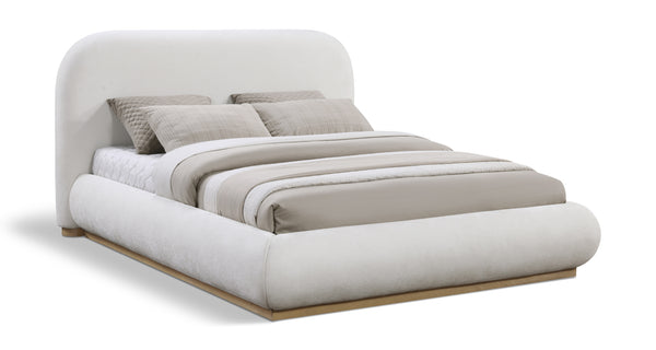 Vaughn Cream Queen Bed B1211Cream-Q Meridian Furniture