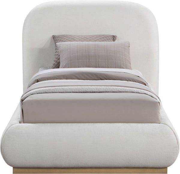 Vaughn Cream Twin Bed B1211Cream-T Meridian Furniture