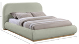 Vaughn Mint Full Bed B1211Mint-F Meridian Furniture