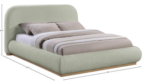 Vaughn Mint King Bed B1211Mint-K Meridian Furniture