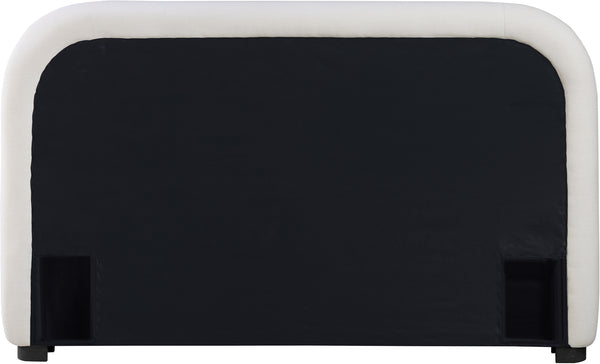 Vaughn Cream King Bed B1212Cream-K Meridian Furniture