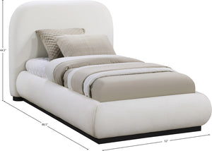 Vaughn Cream Twin Bed B1212Cream-T Meridian Furniture