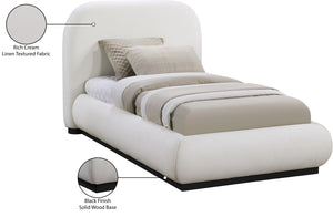 Vaughn Cream Twin Bed B1212Cream-T Meridian Furniture