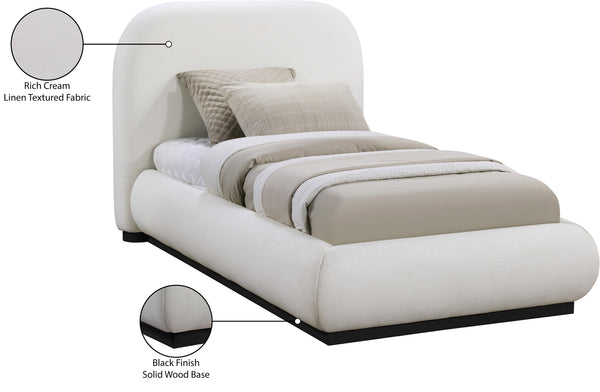 Vaughn Cream Twin Bed B1212Cream-T Meridian Furniture
