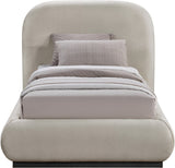 Vaughn Beige Twin Bed B1214Beige-T Meridian Furniture