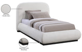 Vaughn Cream Twin Bed B1214Cream-T Meridian Furniture