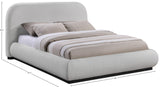 Vaughn Grey Full Bed B1214Grey-F Meridian Furniture