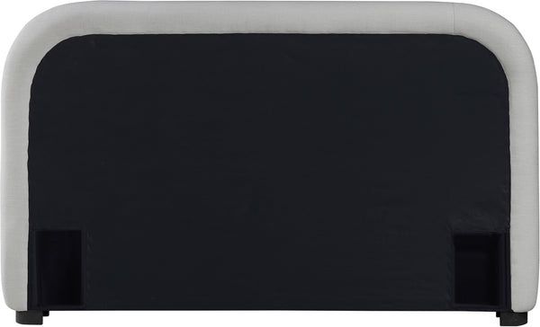 Vaughn Grey Queen Bed B1214Grey-Q Meridian Furniture