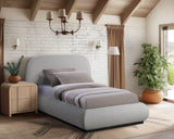 Vaughn Grey Twin Bed B1214Grey-T Meridian Furniture