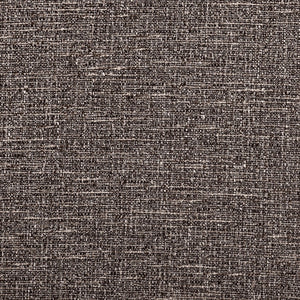 Meridian Furniture Fira Queen Upholstered Platform Bed Curved Headboard Soft Modern Bedroom Frame Brown Linen Textured Fabric B1221Brown-Q