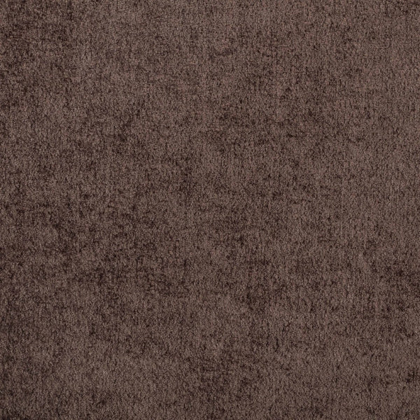 Meridian Furniture Fira Upholstered Full Bed with Curved Headboard and Tailored Frame for Modern Bedrooms Brown Chenille Fabric B1222Brown-F