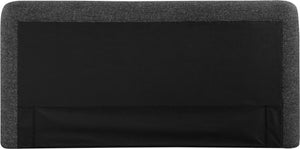Meridian Furniture Blair Upholstered Full Bed with Curved Headboard for Stylish and Comfortable Modern Bedrooms Black Polyester Fabric B1234Black-F