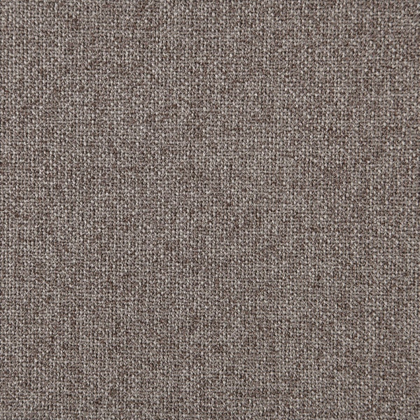 Meridian Furniture Arvada Full Bed Upholstered Wingback Frame with Walnut Base Mid-century Modern Bedroom Platform Brown Linen Textured Fabric B1239Brown-F