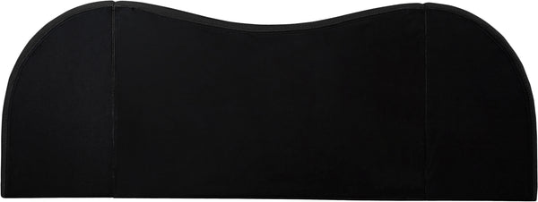 Everest Black Boucle Fabric Queen Bed B1246Black-Q Meridian Furniture