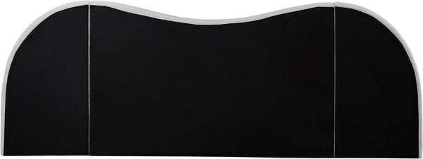 Everest Cream Boucle Fabric Queen Bed B1246Cream-Q Meridian Furniture