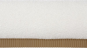 Rigby Cream Boucle Fabric King Bed B1275Cream-K Meridian Furniture