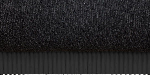 Rigby Black Boucle Fabric King Bed B1276Black-K Meridian Furniture