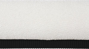 Rigby Cream Boucle Fabric King Bed B1276Cream-K Meridian Furniture