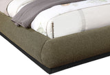 Rigby Olive Boucle Fabric King Bed B1276Olive-K Meridian Furniture