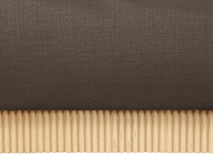 Rigby Brown Linen Textured Fabric King Bed B1277Brown-K Meridian Furniture