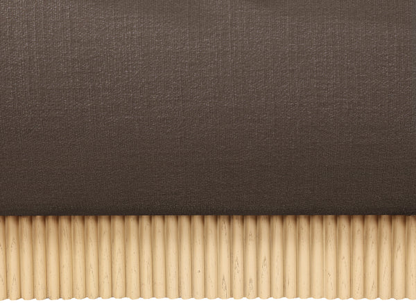 Rigby Brown Linen Textured Fabric King Bed B1277Brown-K Meridian Furniture