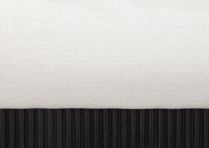 Rigby Cream Linen Textured Fabric King Bed B1278Cream-K Meridian Furniture