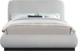 Rigby Grey Linen Textured Fabric King Bed B1278Grey-K Meridian Furniture