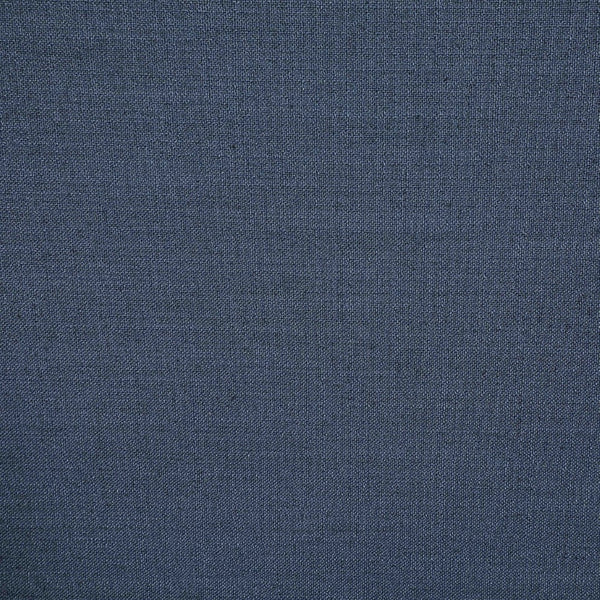 Meridian Furniture Kendall Full Bed with Winged Headboard in Navy Linen Fabric for Modern Bedrooms B1282Navy-F