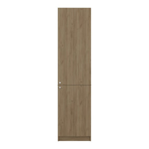 English Elm Kudai Slim Oak Storage Cabinet Five Shelves Scandinavian Minimalist Hallway Organizer B128P485420