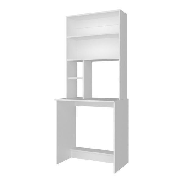English Elm Fm Furniture Anderson Hutch Writing Desk Engineered Wood White Small Home Office B128P535615