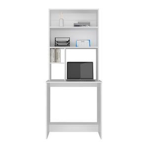 English Elm Fm Furniture Anderson Hutch Writing Desk Engineered Wood White Small Home Office B128P535615