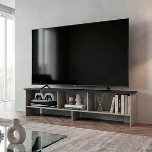 English Elm Blacksburg Tall Media Tower with Open Shelves Fits 60 Inch TV in Living Room B128P536561