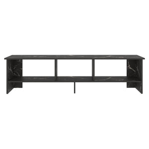 English Elm Blacksburg Slim Tower Media Console with Open Shelves for Modern Living Room Storage B128P536563