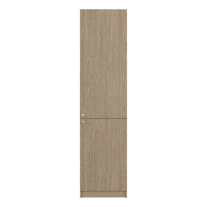 English Elm Kudai Tall Narrow Five Shelf Storage Cabinet Slim Modern Design for Any Room B128P576361