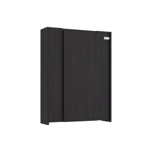 English Elm Siena Wall Mounted Bar Cabinet with Fold Down Serving Table in Wenge Finish B128P576367