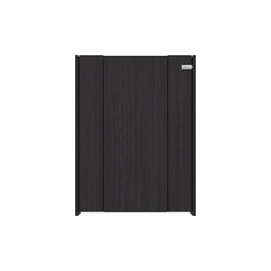 English Elm Siena Wall Mounted Bar Cabinet with Fold Down Serving Table in Wenge Finish B128P576367