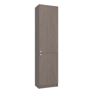 English Elm Kudai Five Shelf Slim Storage Cabinet Modern Two Tone Finish for Home Office B128P588411