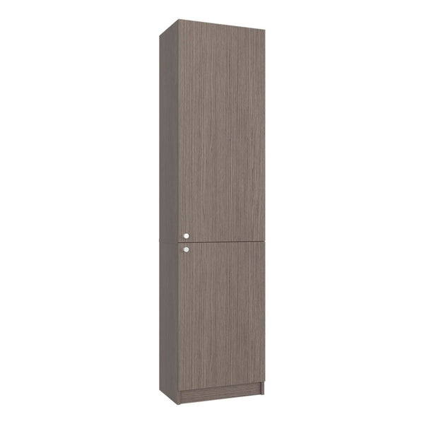 English Elm Kudai Five Shelf Slim Storage Cabinet Modern Two Tone Finish for Home Office B128P588411