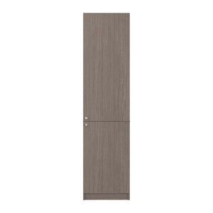English Elm Kudai Five Shelf Slim Storage Cabinet Modern Two Tone Finish for Home Office B128P588411