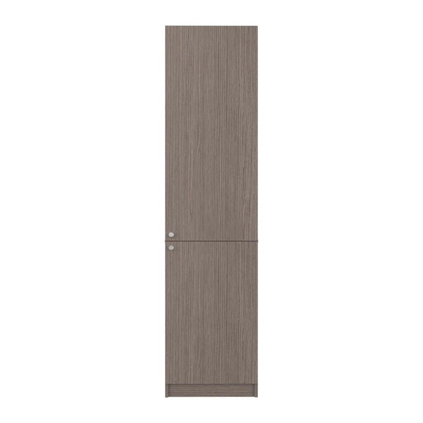 English Elm Kudai Five Shelf Slim Storage Cabinet Modern Two Tone Finish for Home Office B128P588411
