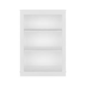 English Elm Everett Compact Open Shelf Bookcase Crisp Vertical Storage for Modern Living Spaces White B128P611045