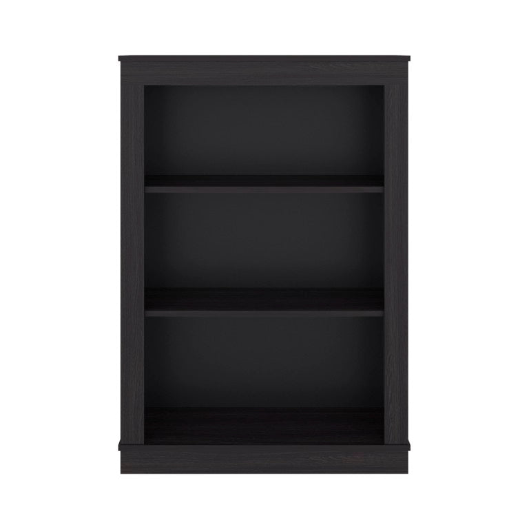 English Elm Everett Compact Open Shelf Bookcase Crisp Vertical Storage for Modern Living Spaces Wenge B128P611046