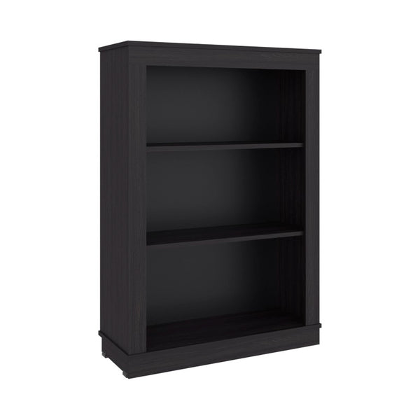English Elm Everett Compact Open Shelf Bookcase Crisp Vertical Storage for Modern Living Spaces Wenge B128P611046