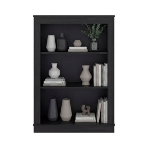 English Elm Everett Compact Open Shelf Bookcase Crisp Vertical Storage for Modern Living Spaces Wenge B128P611046