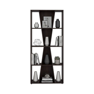English Elm Camden Four Tier Open Frame Tall Bookshelf for Living Room or Home Office Display B128P611047