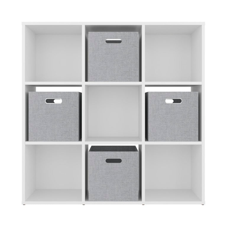 English Elm Brookfield 9 Cube Open Shelf Organizer Modern 3X3 Grid Storage for Any Room B128P611049